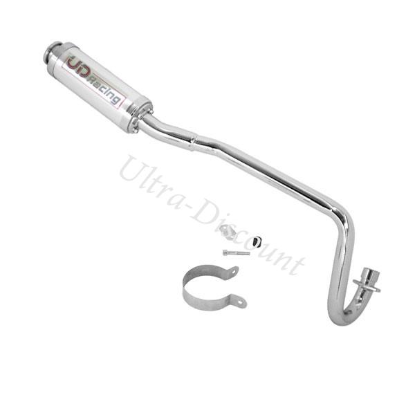 Auspuff dirt bike UD Racing chrom, Ersatzteile Dirt bike Auspuff dirt bike UD Racing chrom, Ersatzteile Dirt bike