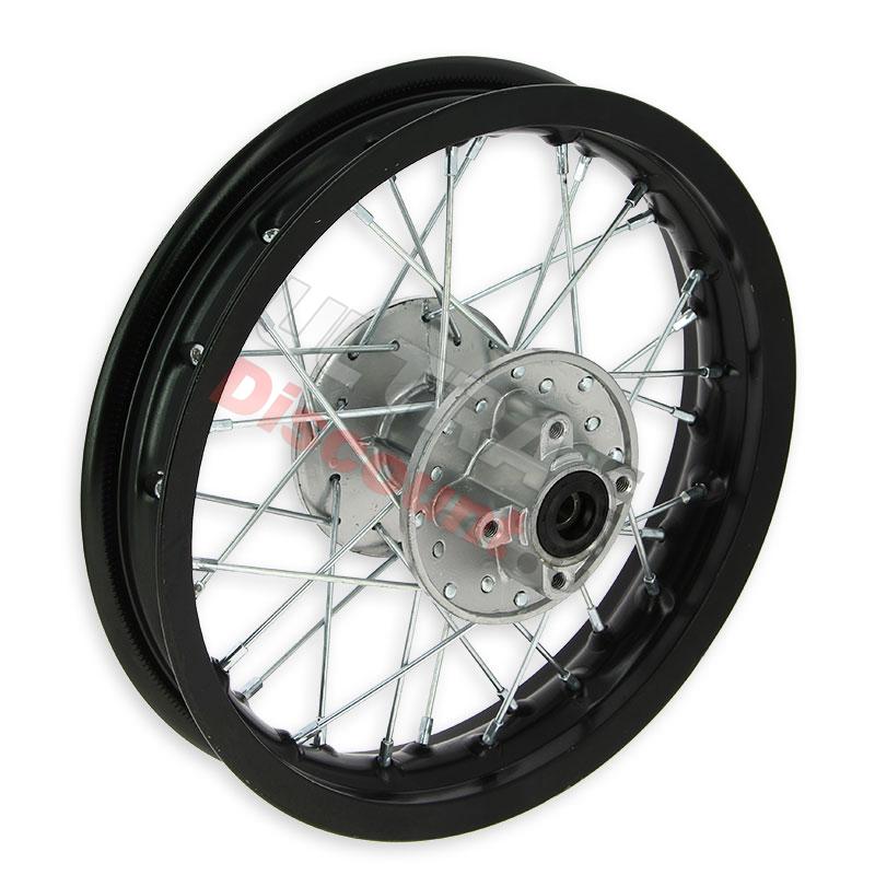 Felge hinten 12' schwarz für dirt bike (Typ 1), Ersatzteile Dirt bike
