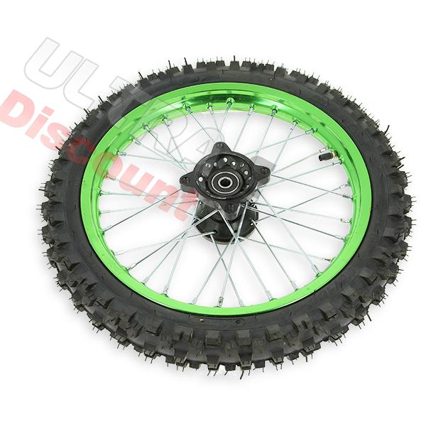 Rad vorn 14'', grün, für dirt bike AGB29, Ersatzteile Dirt bike Rad vorn 14'', grün, für dirt bike AGB29, Ersatzteile Dirt bike