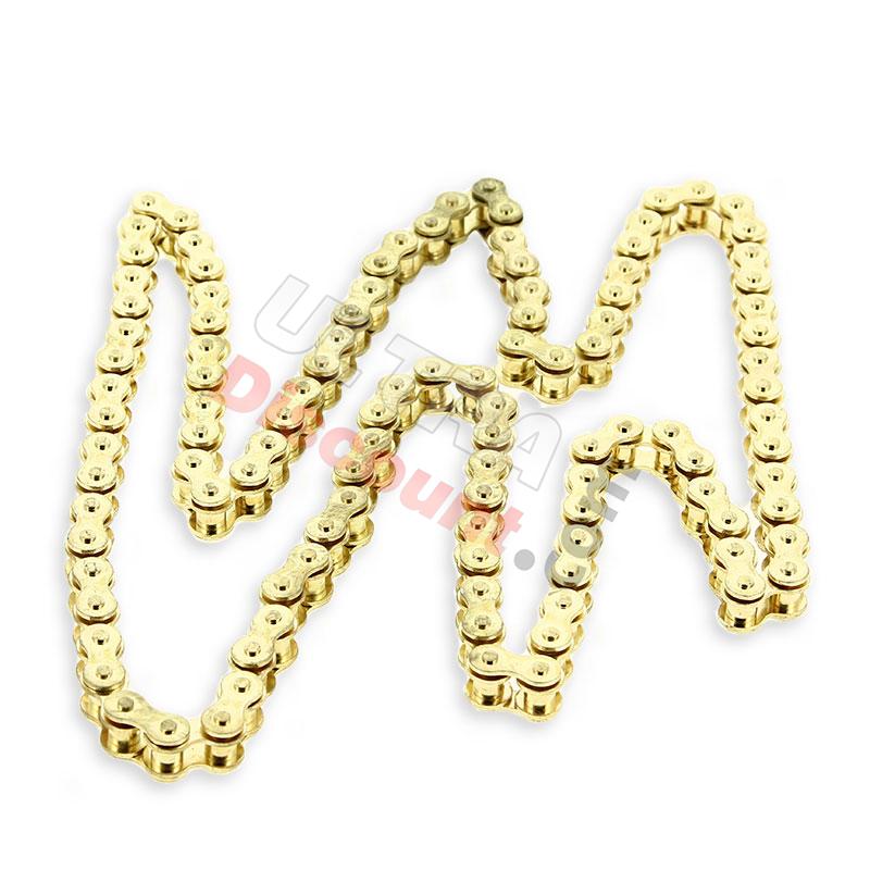 Kette, gold, 55 Glieder 420 für dirt bike, Ersatzteile Dirt bike Kette, gold, 55 Glieder 420 für dirt bike, Ersatzteile Dirt bike