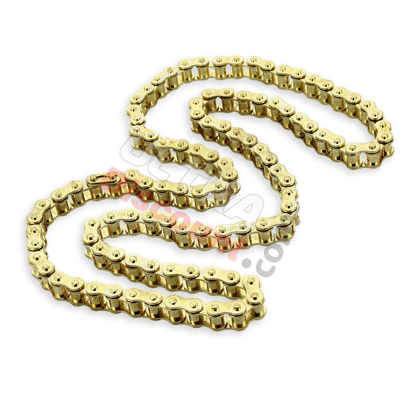 Kette, gold, 56 Gl. 428 für dirt bike, Ersatzteile Dirt bike