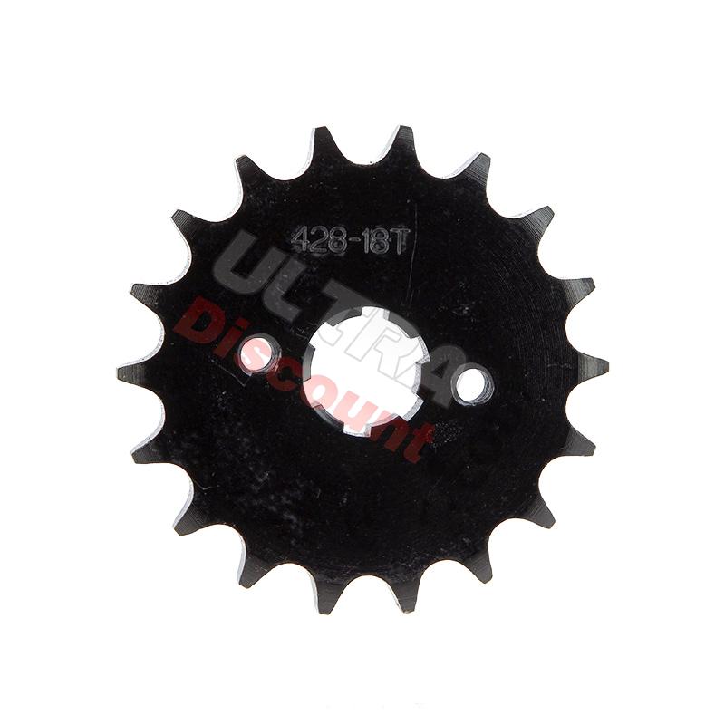 Ritzel, verstärkt, 18 Z für dirt bike (428 : Ø:20mm), Ersatzteile Dirt bike Ritzel, verstärkt, 18 Z für dirt bike (428 : Ø:20mm), Ersatzteile Dirt bike