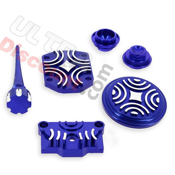 Verschönerungssatz Tuning blau für dirt bike-Motor (Typ 1), Ersatzteile Dirt bike