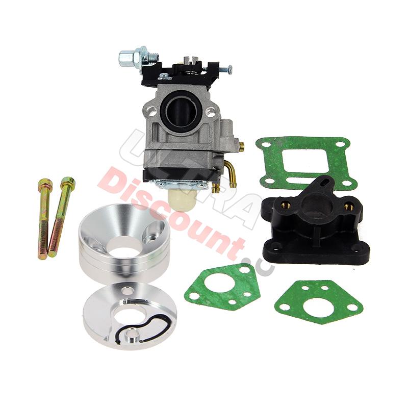 Kompletter Vergaser 15 mm Hochdruck für Roller, Teiles Thermoscooter