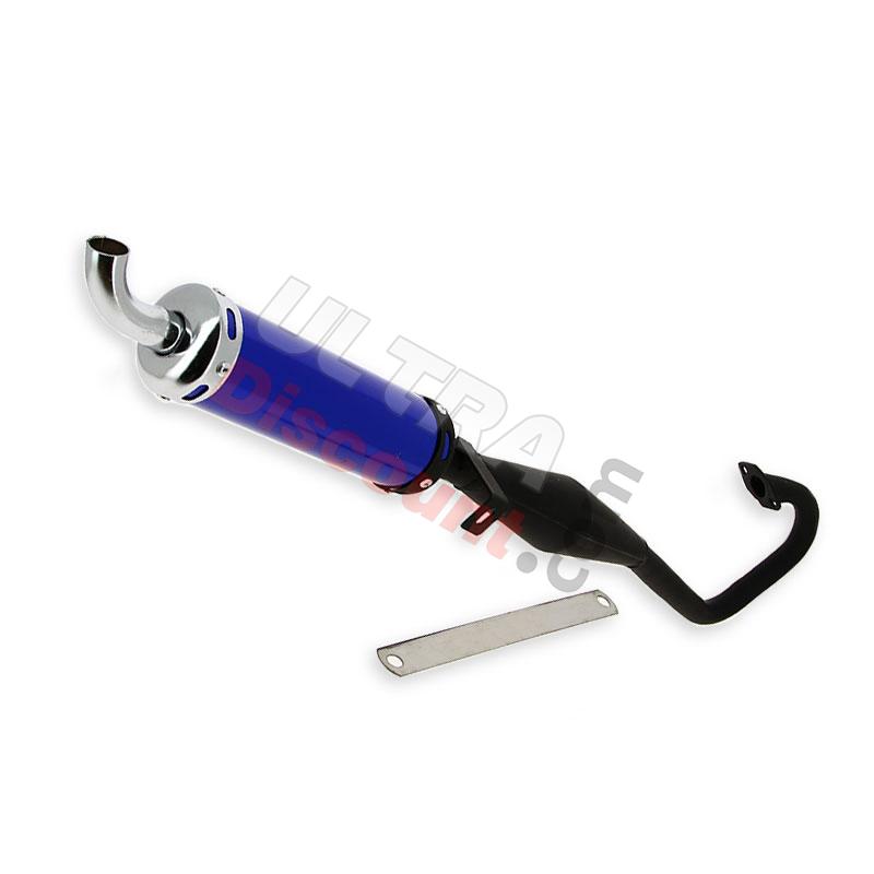 Tuning Auspuff pocket Supermotard Blau (Type 1), Teile Pockets Supermoto Tuning Auspuff pocket Supermotard Blau (Type 1), Teile Pockets Supermoto