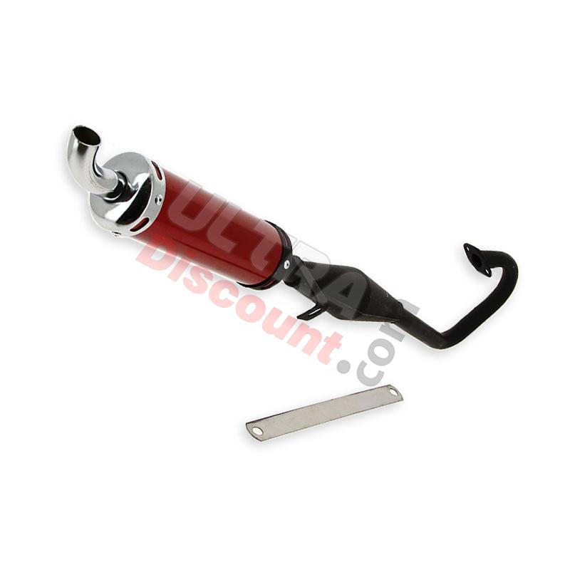 Auspuff Tuning, rot, (Typ 1) für pocket Supermotard, Teile Pockets Supermoto Auspuff Tuning, rot, (Typ 1) für pocket Supermotard, Teile Pockets Supermoto