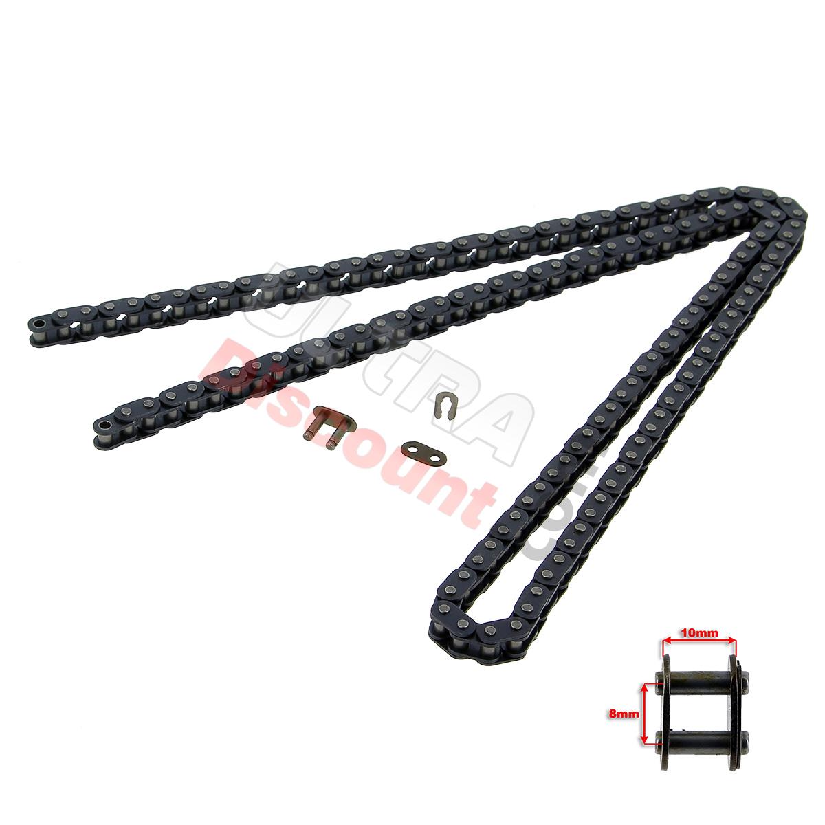 Kette verstärkt 68 GROSSE GLIEDER (Typ TF8), Ersatzteile Pocket bike Kette verstärkt 68 GROSSE GLIEDER (Typ TF8), Ersatzteile Pocket bike