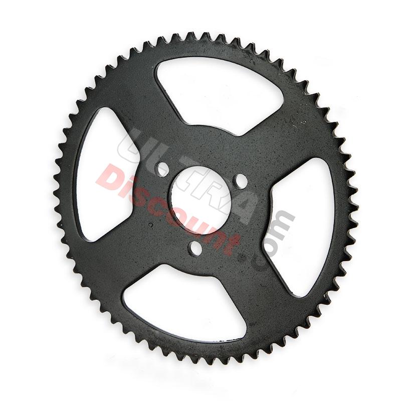 Kranz verstärkt 62 Z für pocket bike ( kleiner Lauf), Teile Pockets Polini 911 GP3 Kranz verstärkt 62 Z für pocket bike ( kleiner Lauf), Teile Pockets Polini 911 GP3