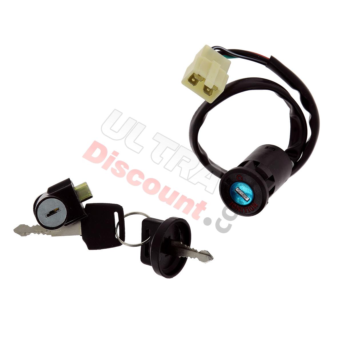 Zündschloss + Lenkradschloss für Quad Shineray 150 ccm (XY150STE), Ersatzteile Shineray 150 STE