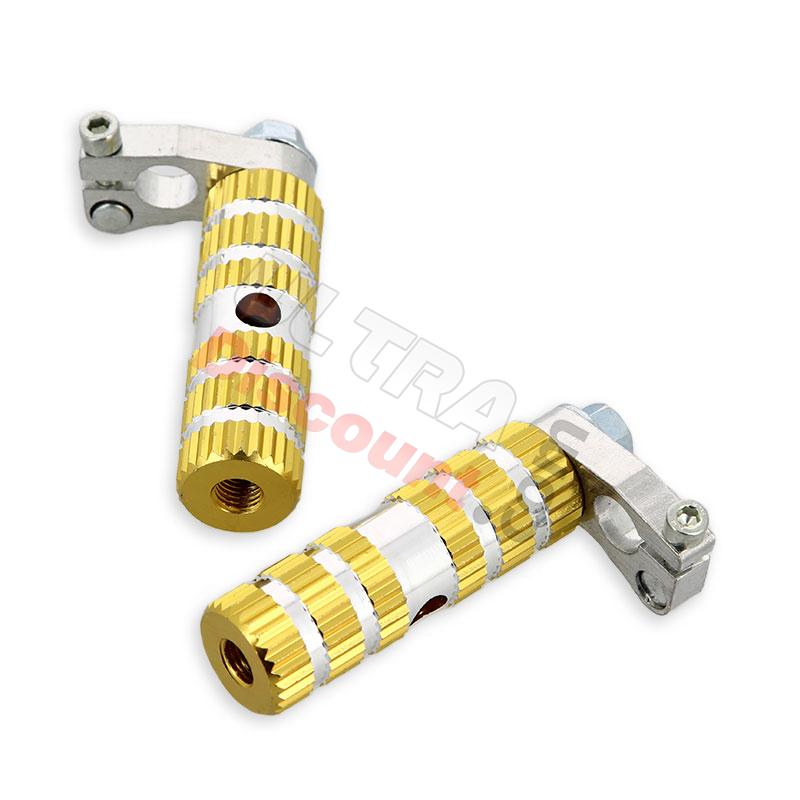 Fußrasten goldfarbe TAF2, Teile Pocket Blata MT4