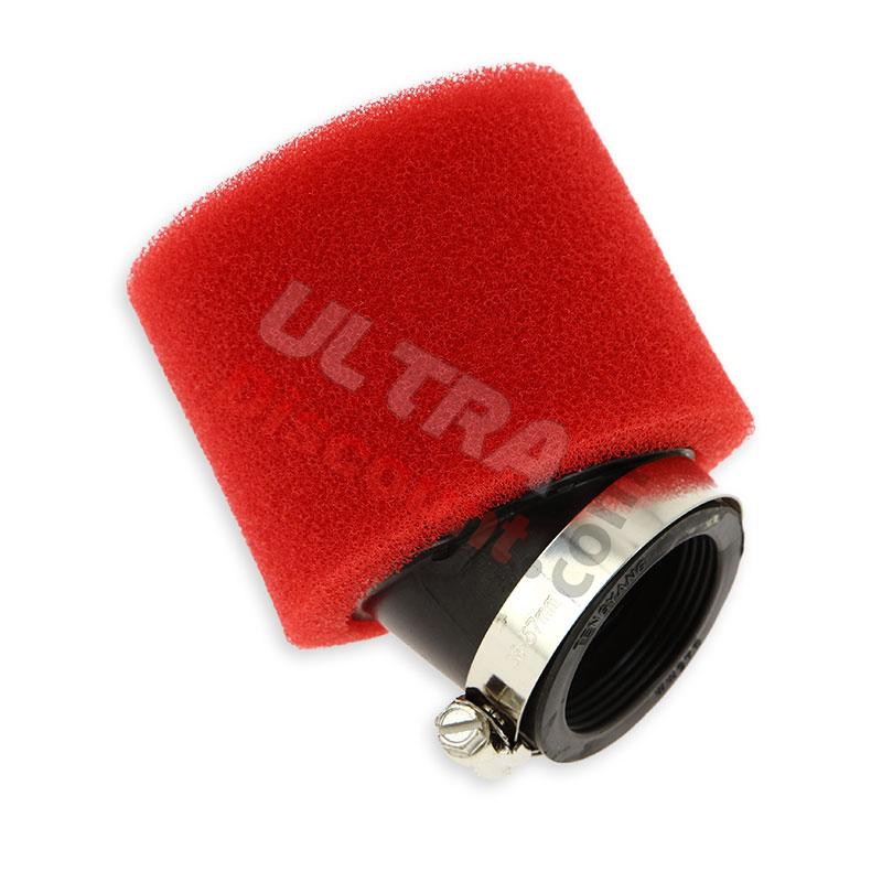 Luftfilter mit beidseitig Schaumstoff 40 mm Rot, Teile Pocket Blata MT4 Luftfilter mit beidseitig Schaumstoff 40 mm Rot, Teile Pocket Blata MT4