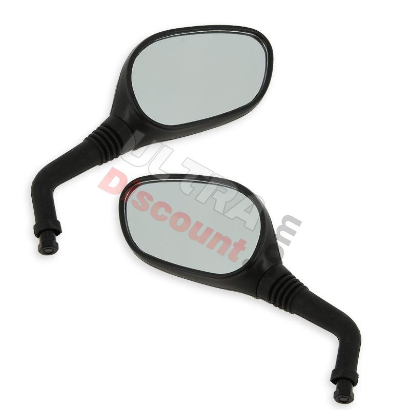 Rückspiegel l-r für Scooter Baotian BT49QT-11 (schwarz), Ersatzteile Baotian BT49QT-11