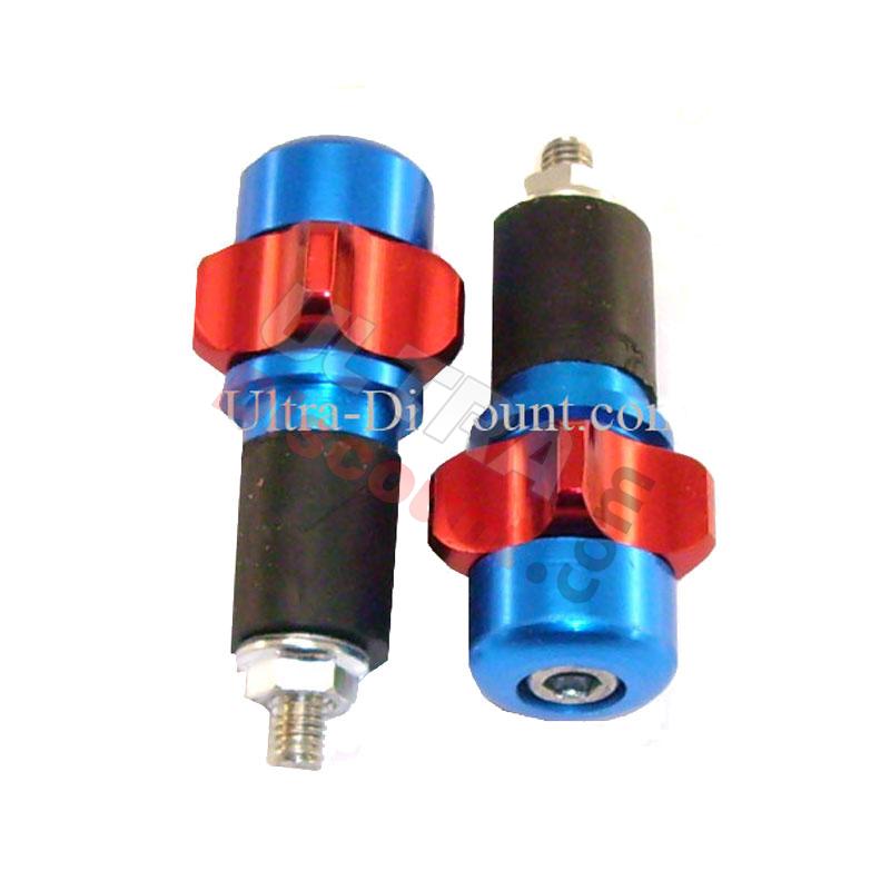Lenkstangenende Tuning rot-dunkelblau (Typ 2), Ersatzteile Baotian BT49QT-11 Lenkstangenende Tuning rot-dunkelblau (Typ 2), Ersatzteile Baotian BT49QT-11
