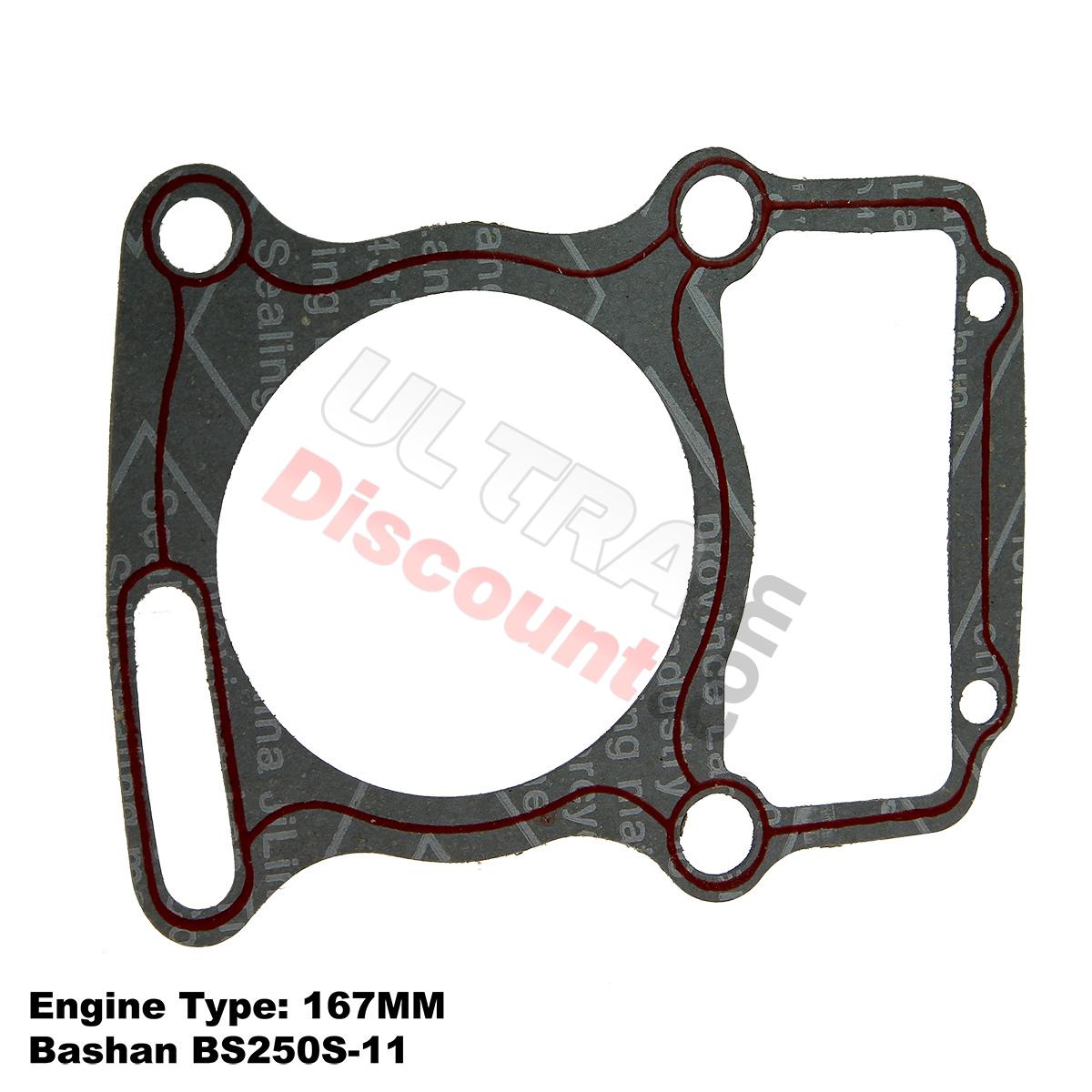 Fußdichtung für Quad Bashan Motor 250ccm (BS250S-11), Ersatzteile Bashan 250cc BS250S11 Fußdichtung für Quad Bashan Motor 250ccm (BS250S-11), Ersatzteile Bashan 250cc BS250S11