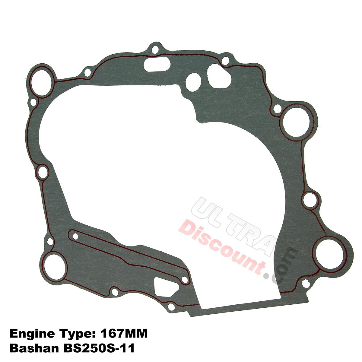 Motorgehäusedichtung für Bashan BS250S-11 (167MM), Ersatzteile Bashan 250cc BS250S11