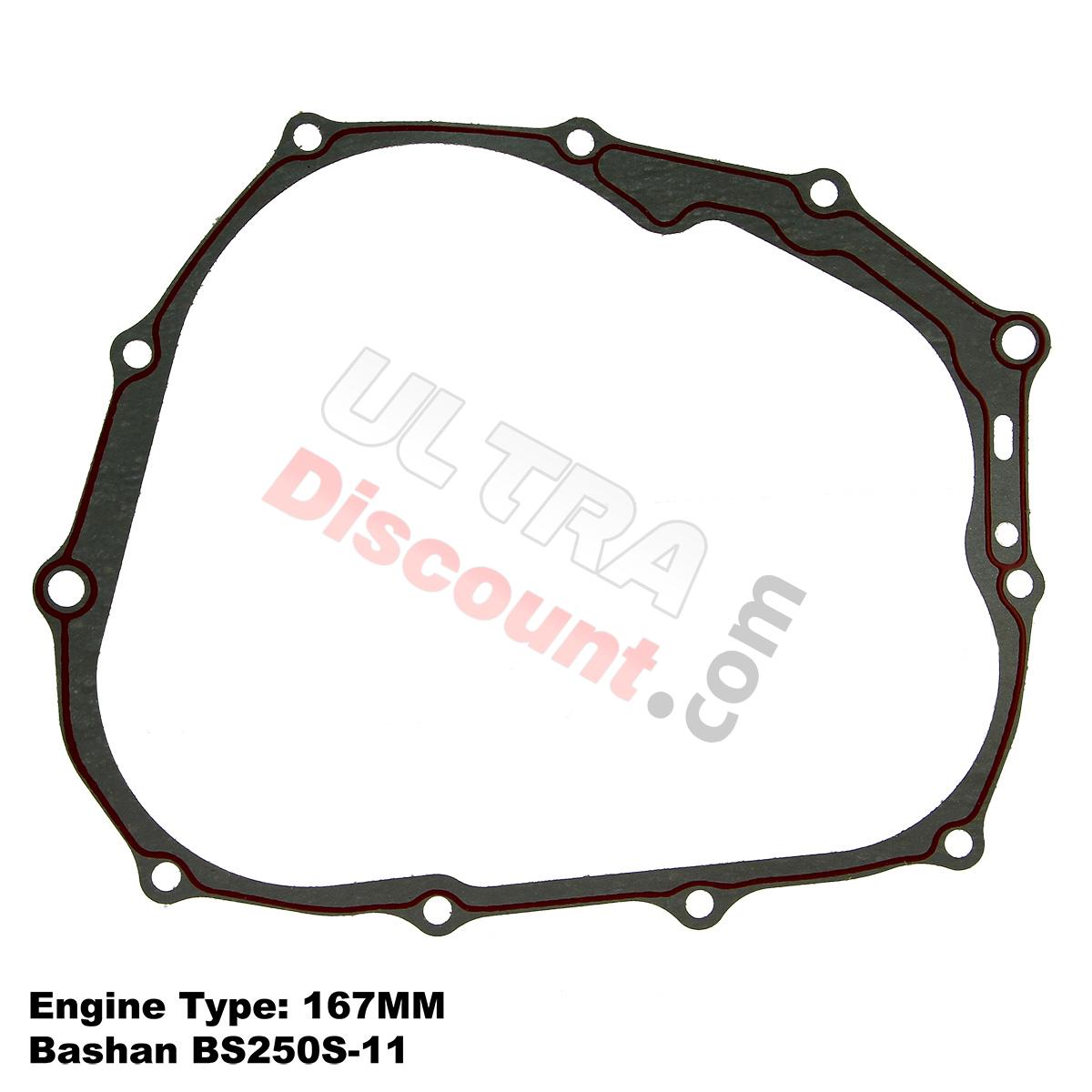 Dichtung Abdeckung rechts Quad Bashan BS250S-11 (167MM), Ersatzteile Bashan 250cc BS250S11