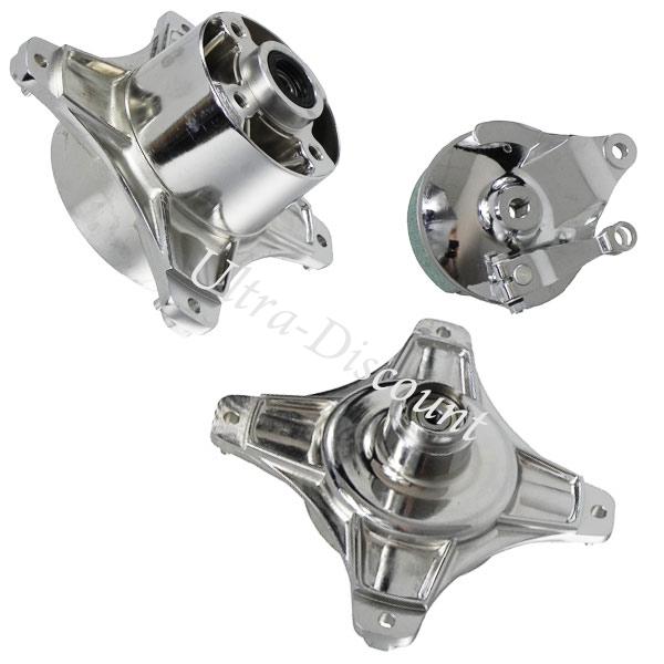 Radnabe Tuning vorn-hinten 10mm für Dax 50 ccm bis 125 ccm (Chrom), Teile Dax Skymax