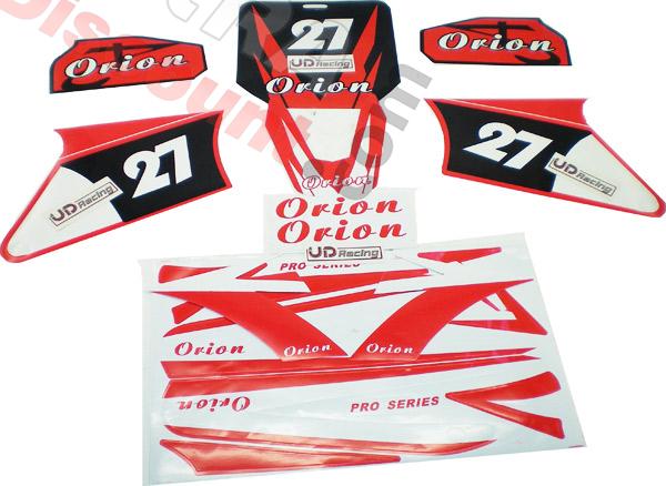 Dekor-Kit dirt bike AGB27, rot, Ersatzteile Dirt bike Dekor-Kit dirt bike AGB27, rot, Ersatzteile Dirt bike