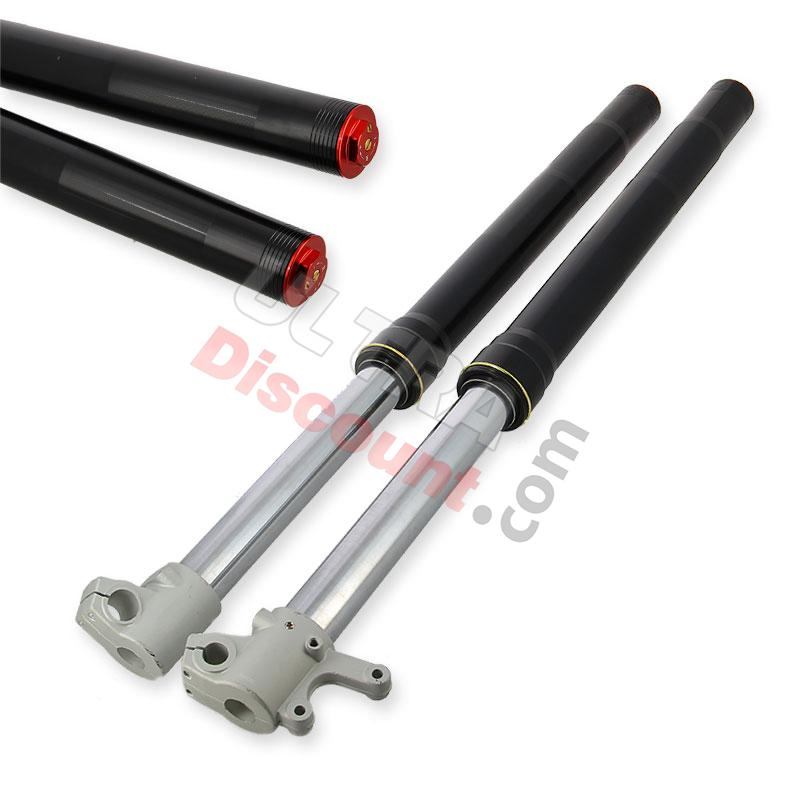 Gabelholme Qualitätsprodukt  735mm, einzige Einstellung, 12mm Radachsen - Schwarz, Ersatzteile Dirt bike