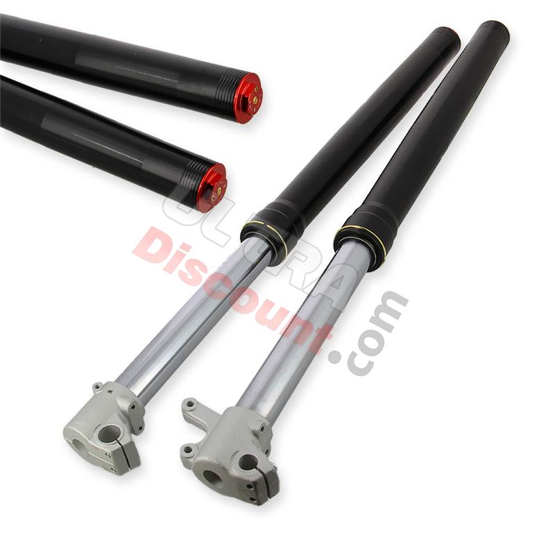 Gabelholme Qualitätsprodukt 800mm, doppelte Einstellung, 12mm Radachsen - Schwarz, Ersatzteile Dirt bike