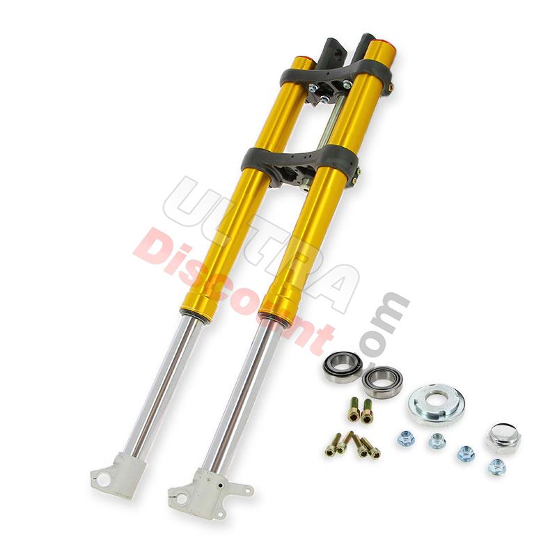Gabel komplett dirt bike, Qualitätsprodukt (für 12mm Radachsen, 845mm), Ersatzteile Dirt bike Gabel komplett dirt bike, Qualitätsprodukt (für 12mm Radachsen, 845mm), Ersatzteile Dirt bike