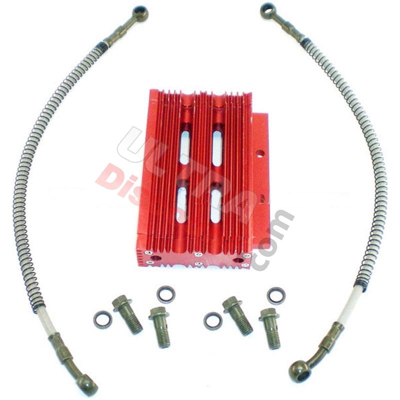 Ölkühler für dirt bike, rot, Ersatzteile Dirt bike Ölkühler für dirt bike, rot, Ersatzteile Dirt bike