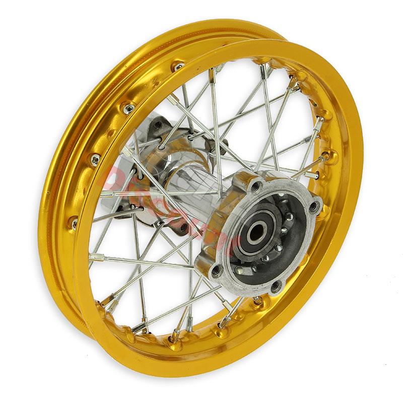 Felge hinten 1,40 x 10'', gold, für dirt bike (Typ 1), Ersatzteile Dirt bike Felge hinten 1,40 x 10'', gold, für dirt bike (Typ 1), Ersatzteile Dirt bike