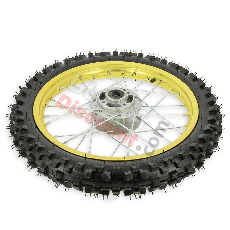 Rad vorn 14', gold, Spikes 10 mm, für dirt bike AGB27, Ersatzteile Dirt bike Rad vorn 14', gold, Spikes 10 mm, für dirt bike AGB27, Ersatzteile Dirt bike