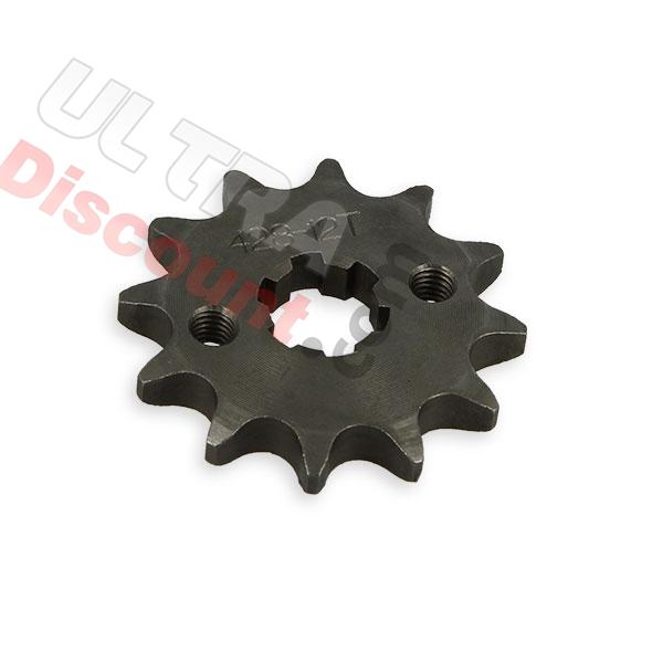 Ritzel, verstärkt, 12 Zähne für dirt bike (428 : Ø:17mm), Ersatzteile Dirt bike