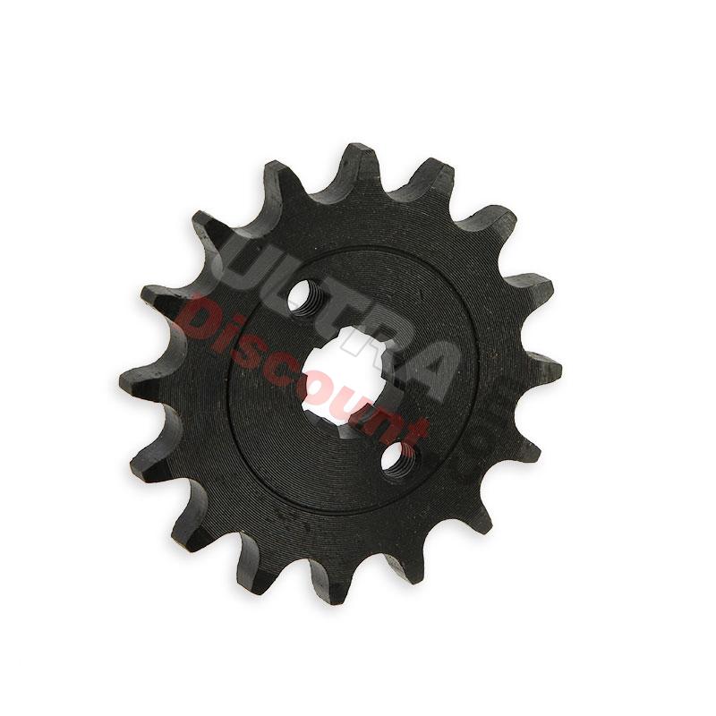 Ritzel, verstärkt, 16 Zähne für dirt bike (420 : Ø:20mm), Ersatzteile Dirt bike