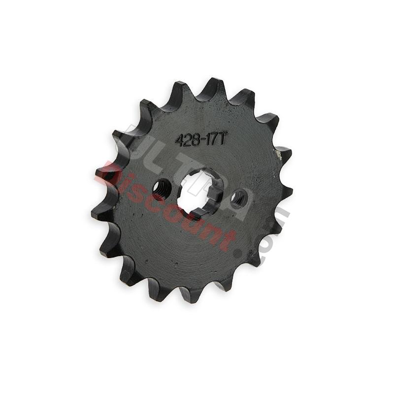 Ritzel, verstärkt, 17 Zähne für dirt bike (428 : Ø:17mm), Ersatzteile Dirt bike