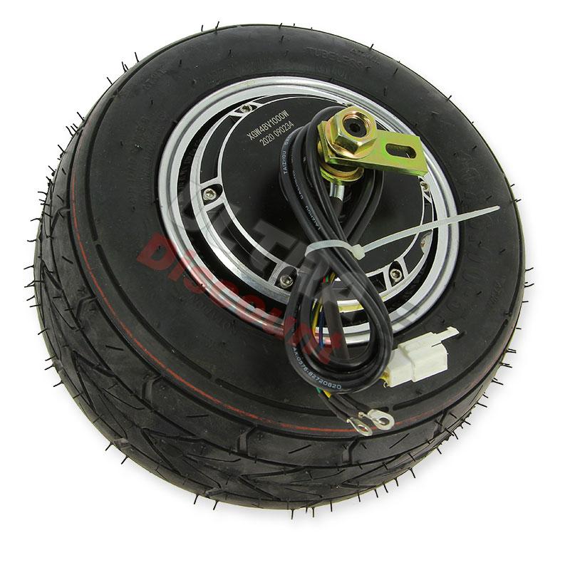 Rad hinten komplett für Mini Citycoco 1000w, Mini Citycoco Ersatzteile Rad hinten komplett für Mini Citycoco 1000w, Mini Citycoco Ersatzteile