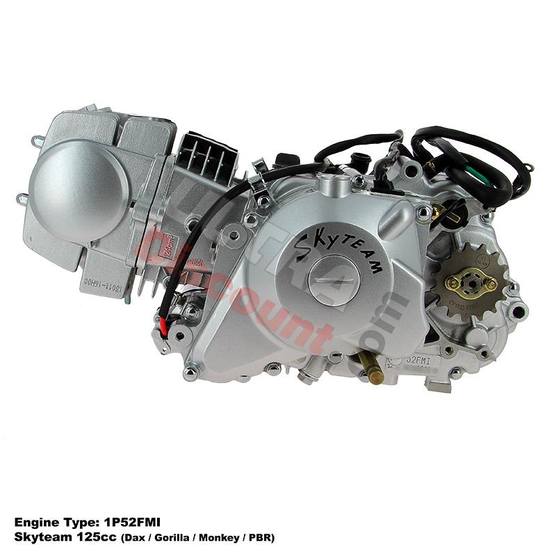 Motor Monkey - Gorilla 125ccm mit elektrischen Anlasser 1P52FMI (6-6B), Teile Monkey - Gorilla