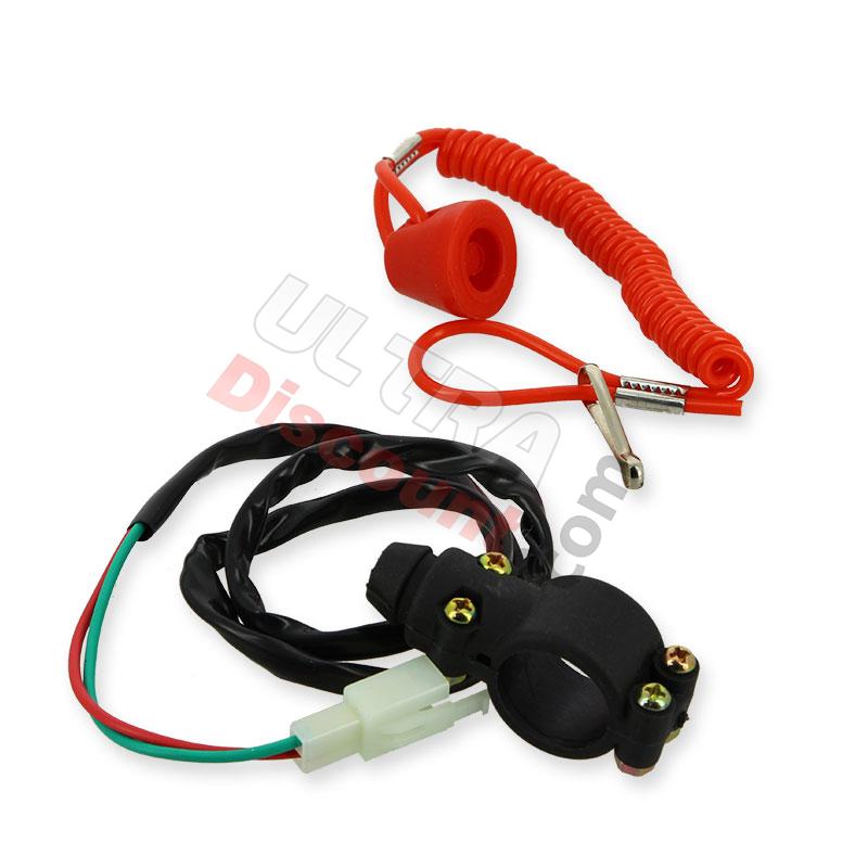 Ausschalter Automatik type1 Rot für Teile Pocket Blata MT4, Teile Pocket Blata MT4