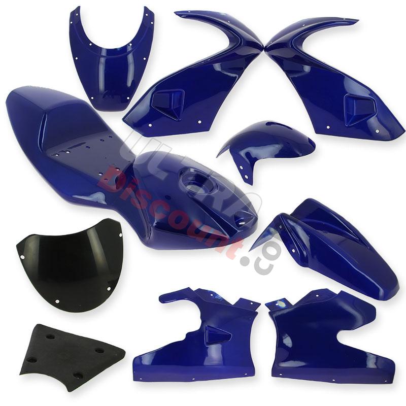 Verkleidung für pocket bike 47-49 ccm (blau), Ersatzteile Pocket bike Verkleidung für pocket bike 47-49 ccm (blau), Ersatzteile Pocket bike