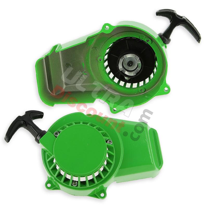 Seilzugstarter mini ATV + Aluritzel für - Grün, Pocket quad Teile