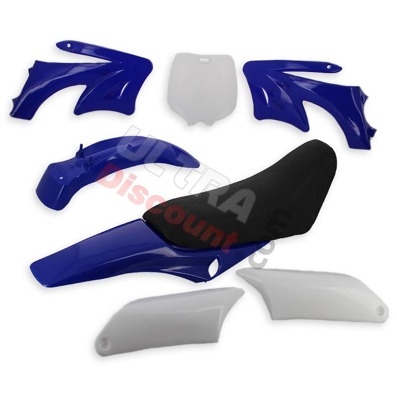 Verkleidung pocket bike cross, blau (Typ 2), Pocket Cross Teile Verkleidung pocket bike cross, blau (Typ 2), Pocket Cross Teile