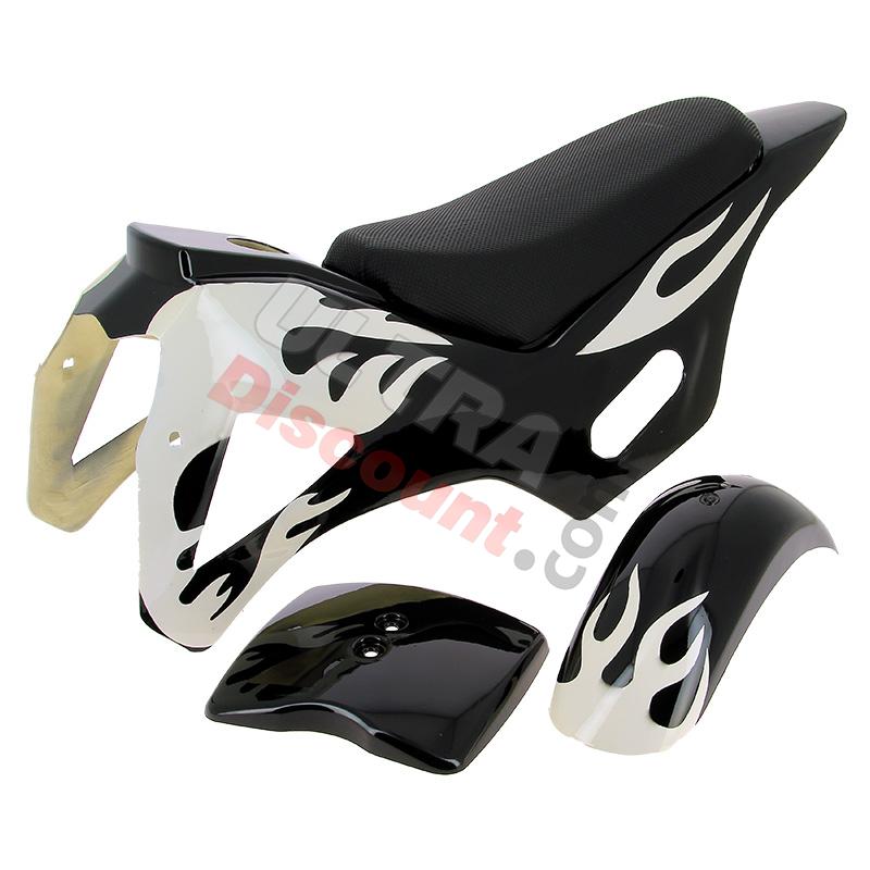 Verkleidung pocket bikecross, schwarz (Typ 1), Pocket Cross Teile Verkleidung pocket bikecross, schwarz (Typ 1), Pocket Cross Teile