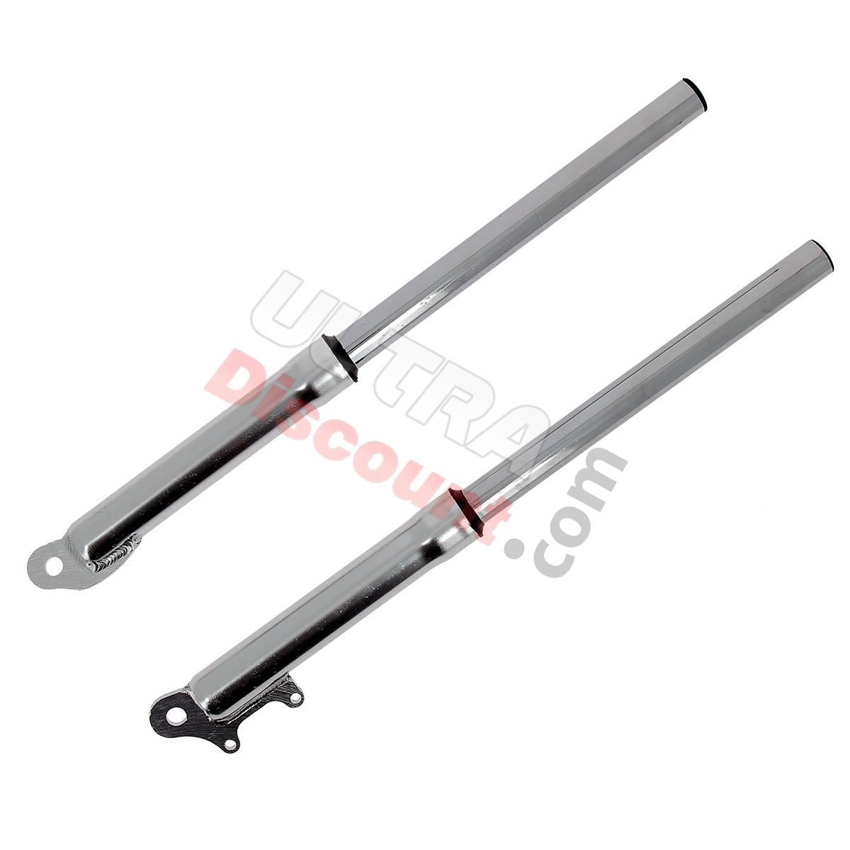 Gabelholme für pocket bike cross Silber (Typ 1), Pocket Cross Teile