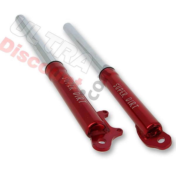 Gabelholme für pocket bike cross Rot (Typ 1), Pocket Cross Teile Gabelholme für pocket bike cross Rot (Typ 1), Pocket Cross Teile
