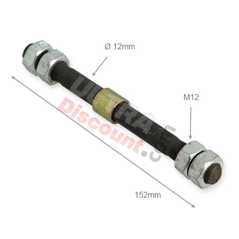 Radachse für pocket bike cross (12 mm) typ2, Pocket Cross Teile
