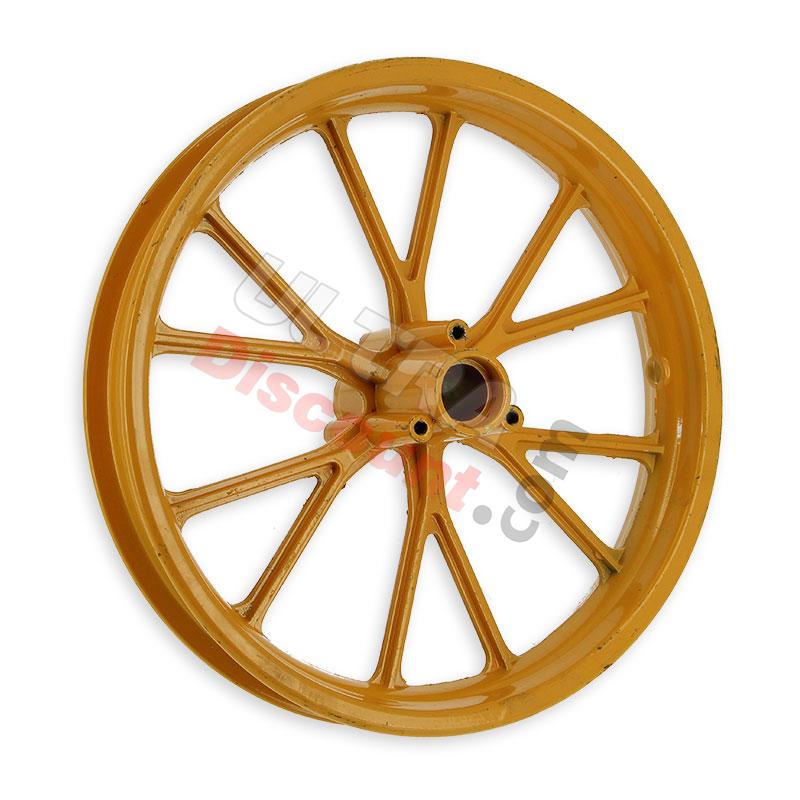 Felge vorn gelb für Pocket bike cross (10'', Typ 2), Pocket Cross Teile Felge vorn gelb für Pocket bike cross (10'', Typ 2), Pocket Cross Teile