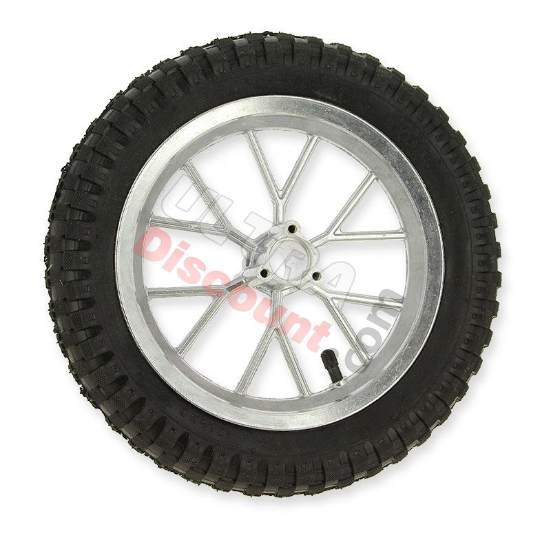 Komplettes Hinterrad für Pocket bike cross (8'' alu), Pocket Cross Teile