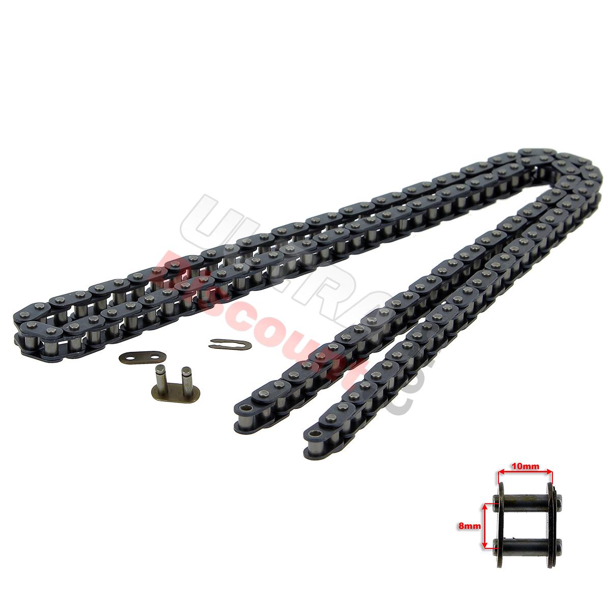 Kette verstärkt 64 GROSSE GLIEDER für pocket bike cross (Typ TF8), Pocket Cross Teile Kette verstärkt 64 GROSSE GLIEDER für pocket bike cross (Typ TF8), Pocket Cross Teile