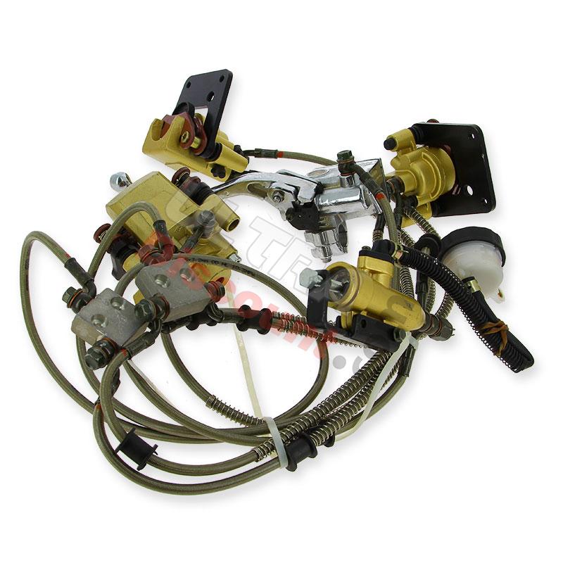 Bremsen kompletter Satz für Quad Spy Racing 250 F1, Teile ATV SPY250F1