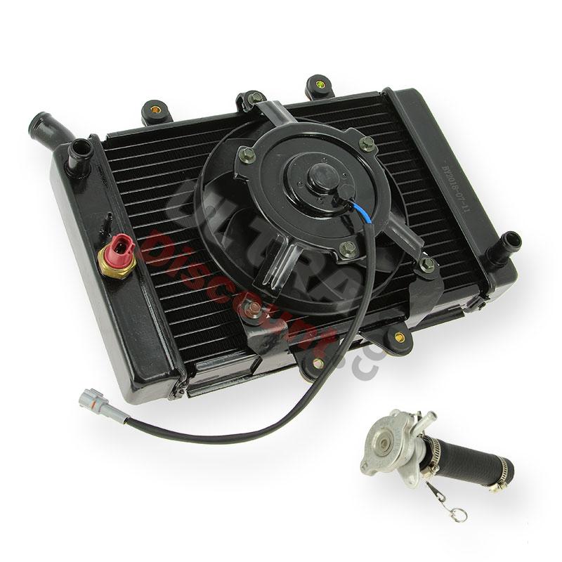 Kühler komplett Quad Spy Racing 250cc F3, Teile ATV SPY250F3
