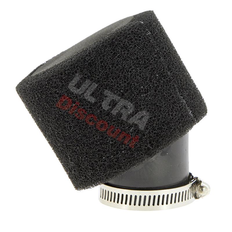 Doppel-Schaum-Winkel-Luftfilter 44 mm, schwarz, Ersatz Chinese Quad 200ccm Doppel-Schaum-Winkel-Luftfilter 44 mm, schwarz, Ersatz Chinese Quad 200ccm