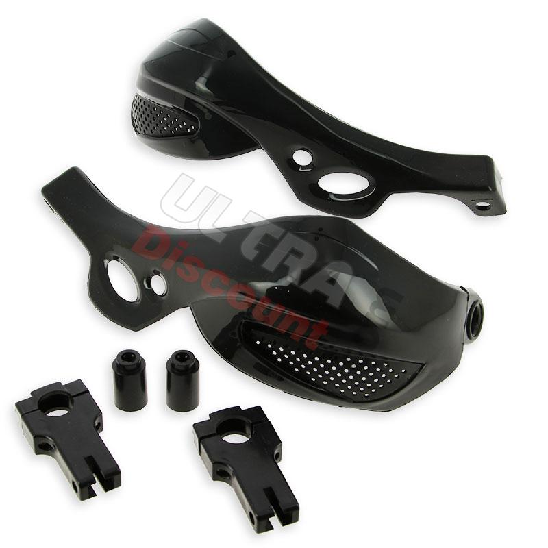 Handprotektor 1 Paar für Quad (schwarz), Ersatz Chinese Quad 200ccm Handprotektor 1 Paar für Quad (schwarz), Ersatz Chinese Quad 200ccm