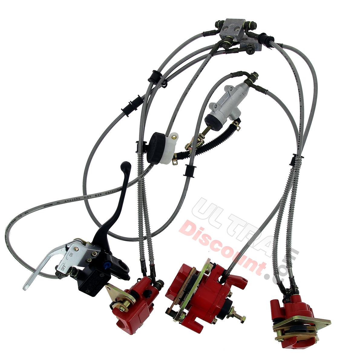 Bremsen kompletter Satz für Quad Shineray 250ccm ST-5, Ersatzteile Shineray 250 ST-5