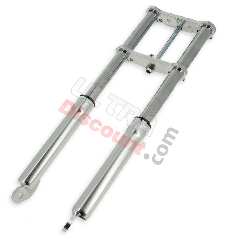 Gabel für pocket Supermotard silber, Teile Pockets Supermoto